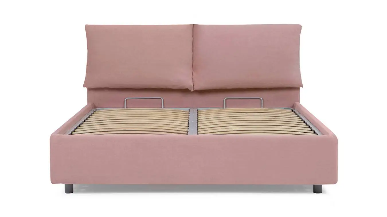 Мягкая кровать Milana New I с подушками для изголовья Askona фотография товара - 9 - большое изображение